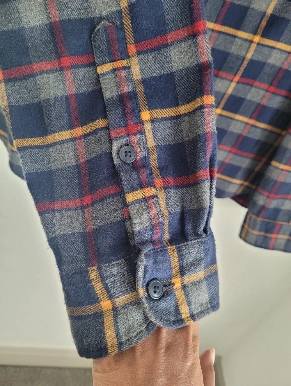 J.Crew Mercantile Men's Blue Plaid Flannel Button Down Shirt XL Gropcore